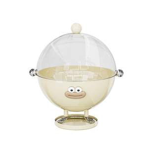 桌面咖啡胶囊收纳盒办公室茶水间吧台透明带盖防尘零食茶包置物架