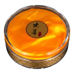 冬虫夏草虫草盒子空盒透明塑料加厚带锁扣高档可定制50克100G装