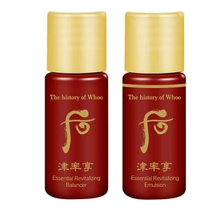 whoo后津率享红华凝香水乳小样5ml*30瓶滋养淡细纹锁水保湿暗沉