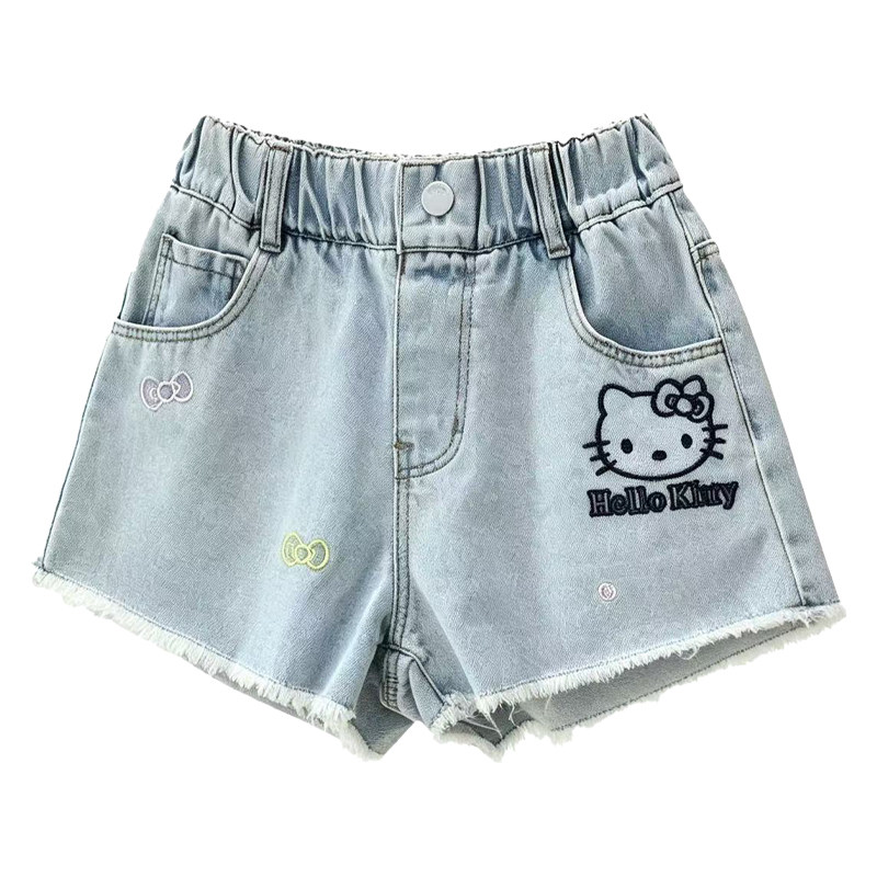女童夏季可爱牛仔短裤