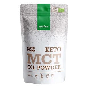比利时purasana有机mct椰子油粉中链甘油三酯生酮燃酮防弹黑咖啡