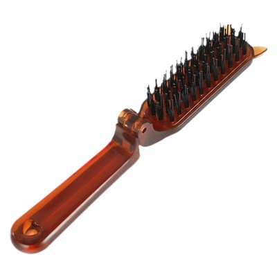 猪鬃毛梳蓬松造型便携折叠