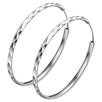 爆款纯银925银饰圈圈耳环高级感