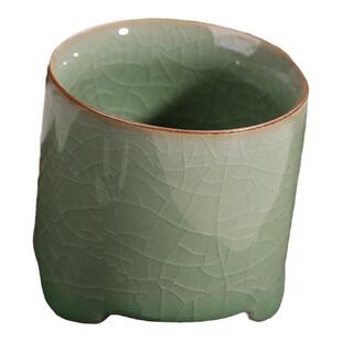 日式隔火熏陶瓷空熏杯闻香杯香篆香道入门青瓷空熏杯空熏炉香炉灰