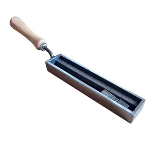 厂家直销欧式大油槽熔金银条块模具翻砂铁槽倒条成型打金工具首饰