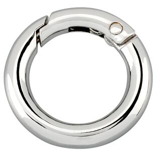 包包圆环扣金属包带扣弹簧圈开口圆圈扣拎环钥匙扣配件连接挂钩扣