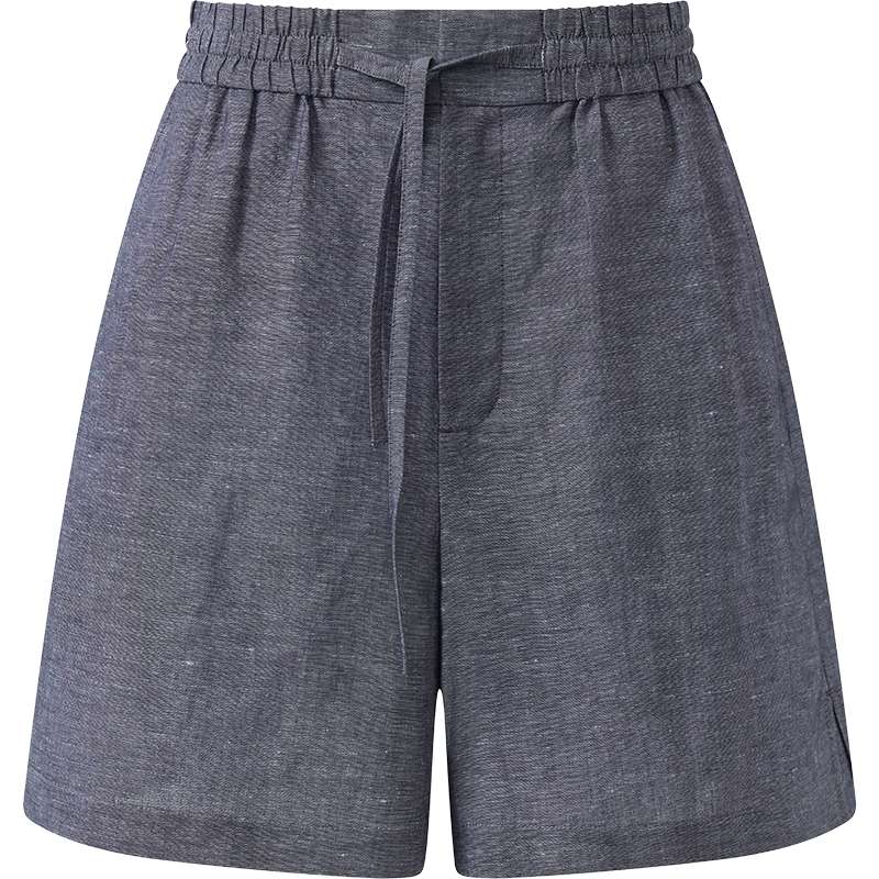 【商场同款】播26夏新品短款直筒休闲裤女宽松短裤BDT7KD2423