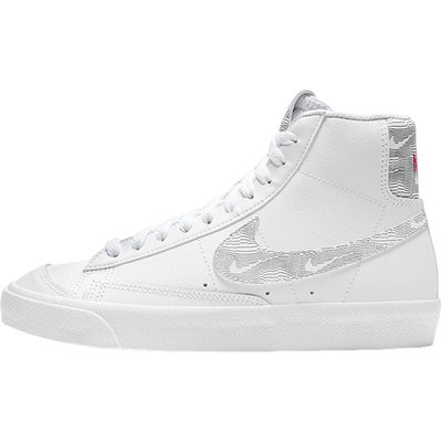 Nike/耐克正品Blazer 77 GS女子大童运动系带简约板鞋DJ4624-100