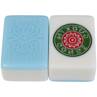 国鑫花玉石双玉双彩麻将牌全自动麻将机专用四口机用打蓝金麻雀子