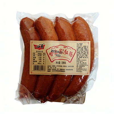 四勇食品哈尔滨蒜味烟熏大红肠