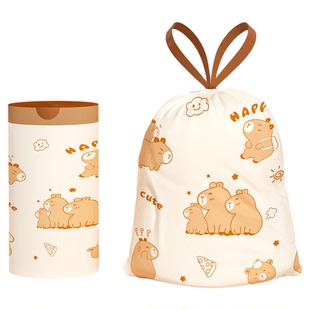 垃圾袋家用加厚手提式特厚超可爱车载厨房宿舍学生清洁袋免撕大号