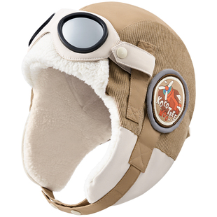 【自营】KK树儿童飞行员帽子秋冬季男童雷锋帽女护耳防风防寒加绒