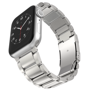 适用苹果手表表带S10钛合金applewatch表带ultraS3腕带iwatchS11表带6高级腕带S9金属不锈钢链式se男女新款夏