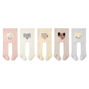 五朵棉宝宝连裤袜冬季加厚加绒打底裤婴儿a类大pp高弹不勒保暖裤