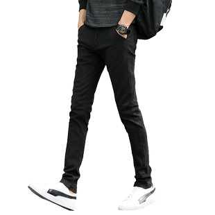男生休闲裤男士冬修身弹力韩版潮流直筒男裤秋冬2025新款男款裤子