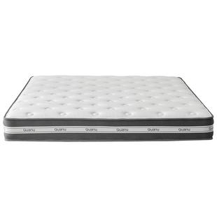 全友家居进口乳胶床垫席梦思卧室家用双人1米5偏硬独立弹簧床垫