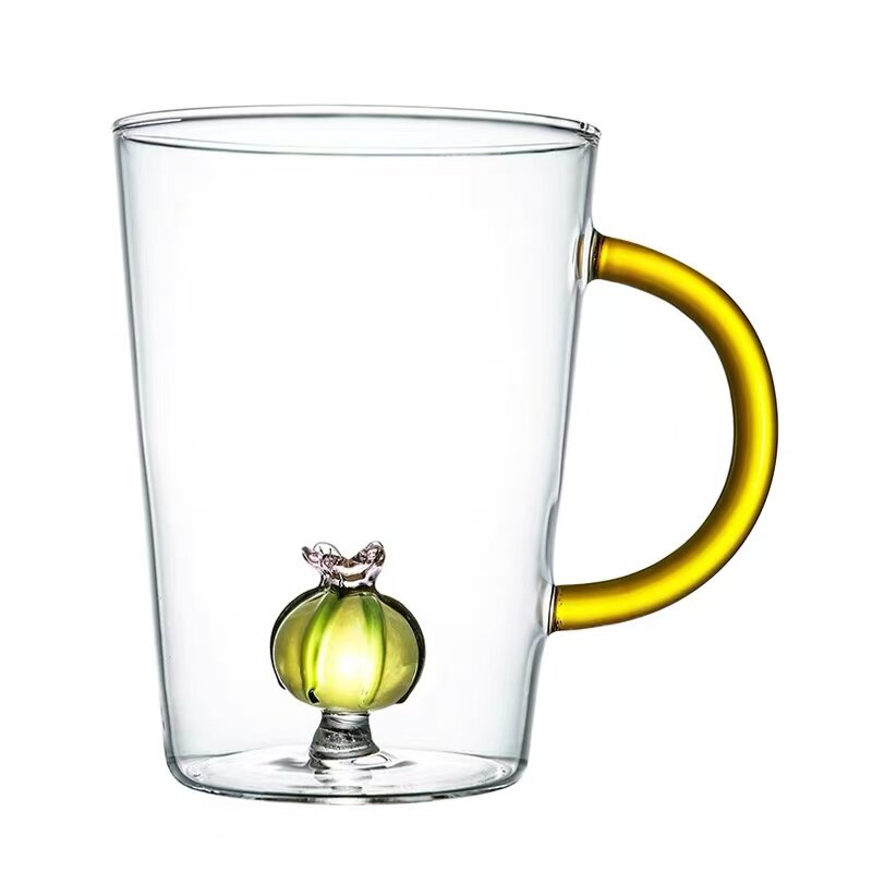 仙人掌立体带盖创意风玻璃杯