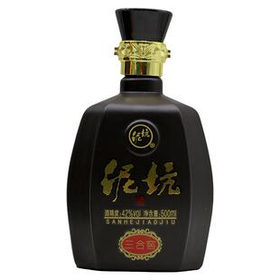 泥坑酒三合窖白酒浓香型42度500ml×6瓶纯粮酿造自饮送礼
