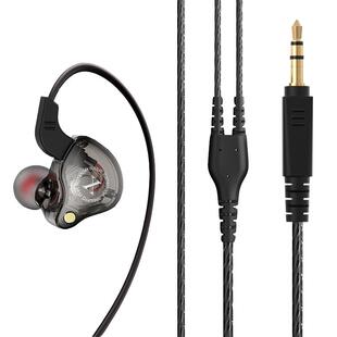 3米长线直播监听耳机有线挂耳式高音质手机台式电脑声卡网红主播k唱歌专用无麦耳返加长耳塞入耳式带麦双插头