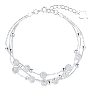 三生三世银手链女款2025新款足银银饰轻奢小众精致高颜值生日礼物