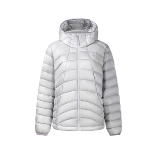 斐乐飞羽羽绒服丨FILA90鹅绒轻薄排骨羽绒26冬女宽松连帽内胆外套
