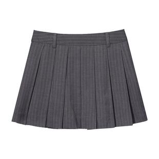 Dunst【允仔同款】女士A字版型显瘦百褶迷你短裙半身裙UDSK5C204