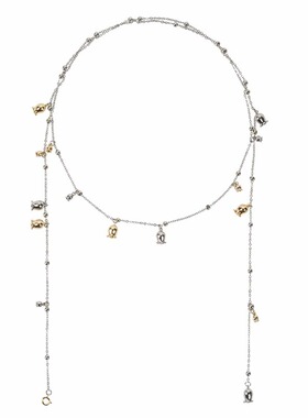 铃兰祈愿|铃兰花流苏长款项链小众设计气质双层毛衣链高级感颈链