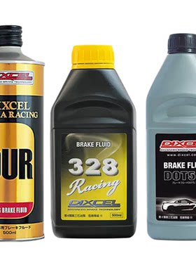 日本DIXCEL DOT5.1 DOT4全合成刹车油328性能制动液 DUR竞技 赛车