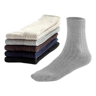 袜子男士棉袜春秋中筒袜防脚气防臭拍婚纱照黑色白色长袜男款长筒