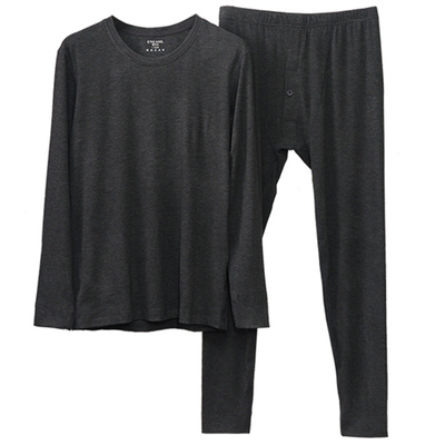 樱乃儿男保暖内衣双面磨绒轻柔