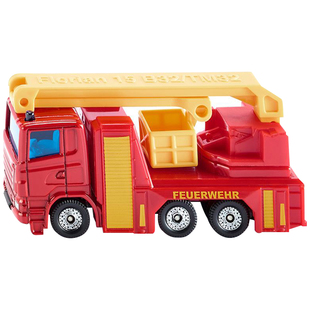 siku消防救援升降平台1080儿童仿真合金车模型男孩玩具救火仕高