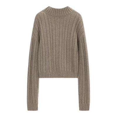 TKYSHOP慵懒风半高领毛衣