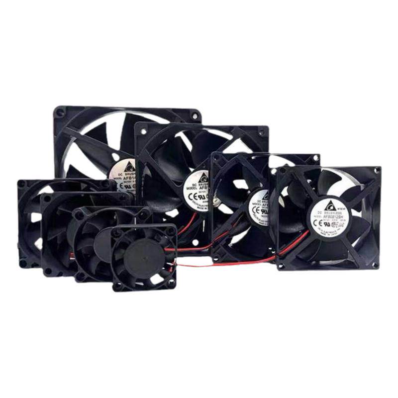 台达静音散热风扇12V 4 6 789 12cm14功放机柜电焊机变频器DC24v