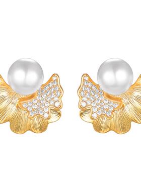羽兮原创小众设计耳环女