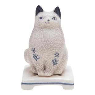 日本香堂 陶瓷香插/铸铁香炉/猫兔香皿/碳团/香立/香盘日式进口