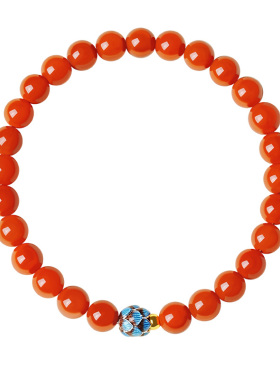 宫里上新南红玛瑙净心手链