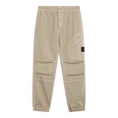 【早秋新品】Stone Island石头岛 男款DESERT-COLOURED 棉质裤子