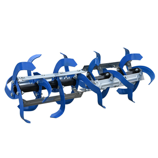 微耕机改装配件大全耕田旋耕机刀片开沟刀平地耙中间犁头边犁轮胎