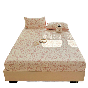 泡芙棉床笠单件2026新款床垫保护罩180x200cm床罩非全纯棉三件套3