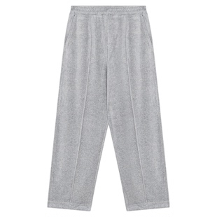 niko and ...裤子女2025冬季新款抽绳两穿休闲垂感丝绒长裤290679