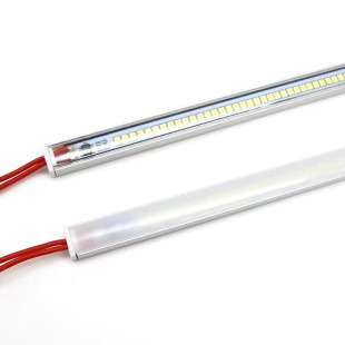 led灯带条220V磁铁款超亮硬灯条超市货架展示柜超薄自吸式长条灯