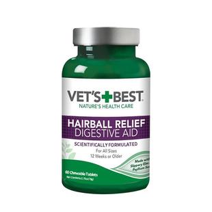 美国绿十字猫草片猫咪调理肠胃温和安全排毛高效化毛球片原装进口