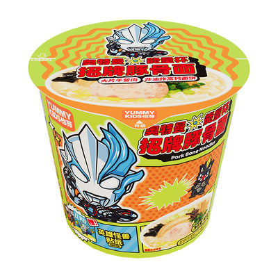 怡芽奥特曼冲泡拉面儿童早餐