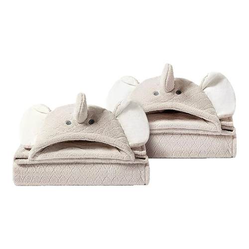 babygreat婴儿浴巾宝宝斗篷儿童大象浴袍小象洗澡新生礼物婴幼儿