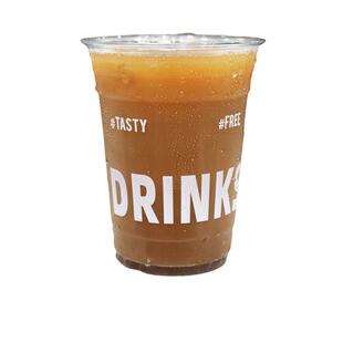 98口径pet冷饮杯一次性咖啡杯带盖奶茶杯商用柠檬茶加厚塑料打包