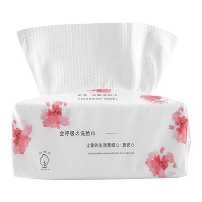 5大包丨洗脸巾一次性纯棉亲肤家用洗面巾擦脸毛巾棉柔巾干湿两用