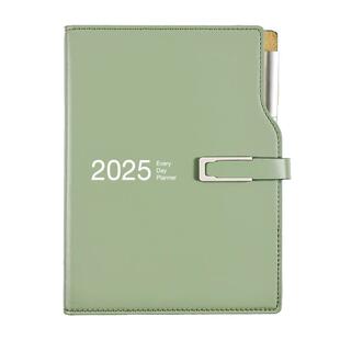 2027年日程本计划本365天每日计划表一天一页工作自律打卡日历记事本效率手册时间管理笔记本子日记本可定制