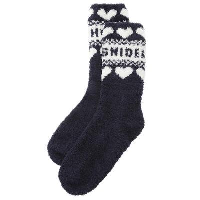 SNIDEL HOME秋冬款半边绒舒适保暖印花家居袜子SHGG245241