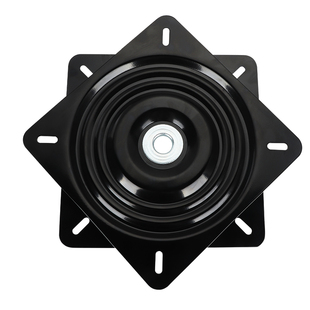 黑色万向轴承转盘底座老板椅旋转盘实木座椅沙发椅子旋转连接器