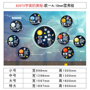 饰环创主题成品材料文化教室楼梯台阶太空人宇航员 幼儿园墙贴面装